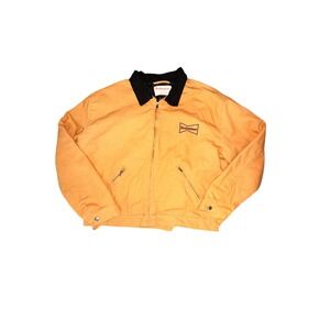 PacSun Yellow Jacket with Black Collar